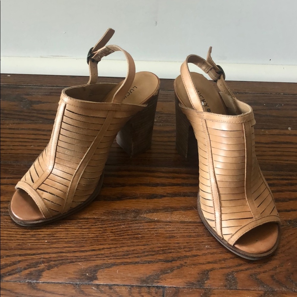 Lucky Brand Leather heels
